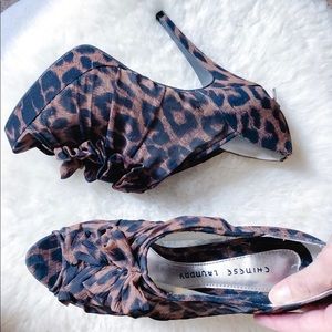 Chinese Laundry Leopard Heels